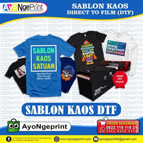 sablon kaos.